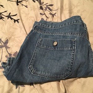 Denim shorts